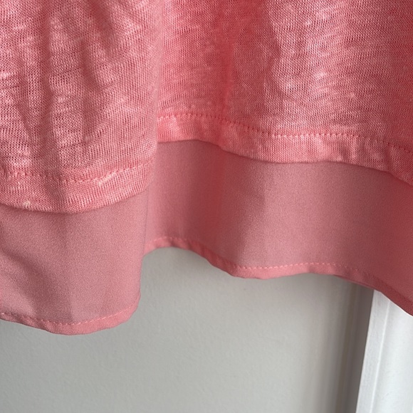 Sanctuary Sylvie Tie Sleeve Tee. Pink size Medium - Picture 5 of 9